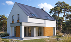 Projekt domu Xavier G2 - parterowy z poddaszem dom o powierzchni 157,78 m², dach dwuspadowy - ujęcie 4
