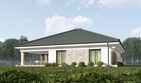 Projekt domu uA51 - parterowy dom o powierzchni 134,20 m², dach kopertowy - ujęcie 4