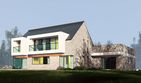 Projekt domu uA4 - parterowy z poddaszem dom o powierzchni 207,52 m², dach dwuspadowy - ujęcie 5