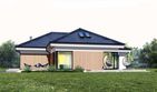 Projekt domu uA35 - parterowy dom o powierzchni 178,90 m², dach kopertowy - ujęcie 4