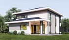 Projekt domu uA31 - z pełnym piętrem dom o powierzchni 190,90 m², dach namiotowy - ujęcie 4