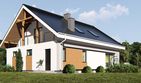 Projekt domu uA25 - parterowy z poddaszem dom o powierzchni 134,48 m², dach dwuspadowy - ujęcie 4