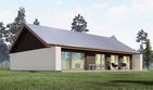 Projekt domu uA39 - parterowy dom o powierzchni 128,64 m², dach dwuspadowy - ujęcie 2
