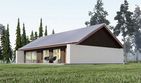 Projekt domu uA39 - parterowy dom o powierzchni 128,64 m², dach dwuspadowy - ujęcie 4
