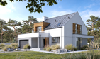 Projekt domu Xavier III G2 - parterowy z poddaszem dom o powierzchni 153,18 m², dach dwuspadowy - ujęcie 2
