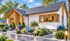 Projekt domu BW-39 wariant 4 - parterowy dom o powierzchni 92,30 m², dach dwuspadowy - ujęcie 3