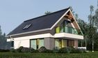 Projekt domu uA63 - parterowy z poddaszem dom o powierzchni 141,92 m², dach dwuspadowy - ujęcie 3