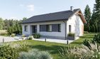 Projekt domu Basicus I - parterowy dom o powierzchni 85,03 m², dach dwuspadowy - ujęcie 3