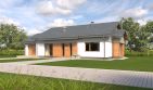 Projekt domu TK61G - parterowy dom o powierzchni 151,21 m², dach dwuspadowy - ujęcie 2