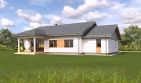 Projekt domu TK61G - parterowy dom o powierzchni 151,21 m², dach dwuspadowy - ujęcie 5