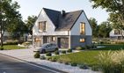 Projekt domu Prudens I G1 - parterowy z poddaszem dom o powierzchni 98,48 m², dach dwuspadowy - ujęcie 7