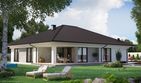 Projekt domu Ka23 war.2 T - parterowy dom o powierzchni 144,68 m², dach kopertowy - ujęcie 3