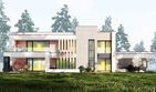Projekt domu uA82 - z pełnym piętrem dom o powierzchni 251,99 m², dach płaski - ujęcie 4