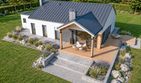 Projekt domu Mini 4 w. III G1 - parterowy dom o powierzchni 130,04 m², dach dwuspadowy - ujęcie 5