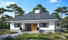Projekt domu Beno III - parterowy dom o powierzchni 119,80 m², dach kopertowy - ujęcie 2