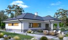 Projekt domu Beno III - parterowy dom o powierzchni 119,80 m², dach kopertowy - ujęcie 3