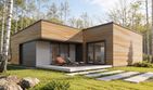 Projekt domu Nila 2 - parterowy dom o powierzchni 116,51 m², dach płaski - ujęcie 2