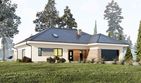 Projekt domu uA129 - parterowy dom o powierzchni 143,40 m², dach kopertowy - ujęcie 2