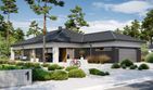 Projekt domu Alison III G2 energo plus - parterowy dom o powierzchni 151,98 m², dach kopertowy - ujęcie 2