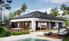 Projekt domu Alison III G2 energo plus - parterowy dom o powierzchni 151,98 m², dach kopertowy - ujęcie 3