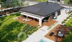 Projekt domu Alison III G2 energo plus - parterowy dom o powierzchni 151,98 m², dach kopertowy - ujęcie 4
