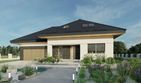 Projekt domu Sej-pro 024 energo - parterowy z poddaszem dom o powierzchni 166,28 m², dach kopertowy - ujęcie 2