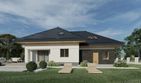 Projekt domu Sej-pro 024 energo - parterowy z poddaszem dom o powierzchni 166,28 m², dach kopertowy - ujęcie 6
