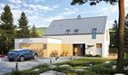 Projekt domu Malkolm II G2 energo plus - parterowy z poddaszem dom o powierzchni 156,83 m², dach dwuspadowy - ujęcie 3