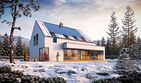 Projekt domu Malkolm II G2 energo plus - parterowy z poddaszem dom o powierzchni 156,83 m², dach dwuspadowy - ujęcie 4