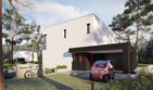 Projekt domu EX 2 G1 energo plus - z pełnym piętrem dom o powierzchni 125,15 m², dach płaski - ujęcie 2