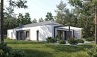 Projekt domu Promptus II G2 - parterowy dom o powierzchni 113,32 m², dach kopertowy - ujęcie 2