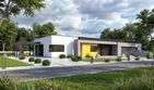 Projekt domu Illecebrosus VI G3 - parterowy dom o powierzchni 162,82 m², dach płaski - ujęcie 3