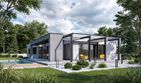 Projekt domu Illecebrosus VI G3 - parterowy dom o powierzchni 162,82 m², dach płaski - ujęcie 4