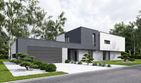 Projekt domu Eximius I G2 - z pełnym piętrem dom o powierzchni 286,17 m², dach płaski - ujęcie 4