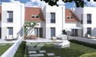 Projekt domu Adam szeregówka - parterowy z poddaszem dom o powierzchni 124,10 m², dach dwuspadowy - ujęcie 2
