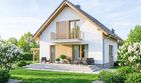 Projekt domu Monte 2 - parterowy z poddaszem dom o powierzchni 88,69 m², dach dwuspadowy - ujęcie 3