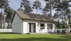 Projekt domu Kos LMB146 - parterowy dom o powierzchni 54,69 m², dach dwuspadowy - ujęcie 3
