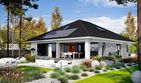 Projekt domu Alison IV G2 reco energo plus - parterowy dom o powierzchni 132,80 m², dach kopertowy - ujęcie 2