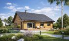 Projekt domu TK134D - parterowy dom o powierzchni 112,13 m², dach dwuspadowy - ujęcie 2