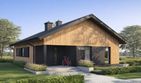 Projekt domu TK102 - parterowy dom o powierzchni 94,36 m², dach dwuspadowy - ujęcie frontu