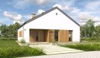 Projekt domu TK82S - parterowy dom o powierzchni 100,27 m², dach dwuspadowy - ujęcie 2