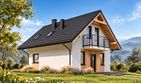 Projekt domu L-304 murowany - parterowy z poddaszem dom o powierzchni 73,82 m², dach dwuspadowy - ujęcie 4