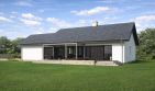 Projekt domu TK82g2 - parterowy dom o powierzchni 136,17 m², dach dwuspadowy - ujęcie 3