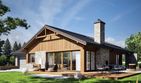 Projekt domu India G2 (wersja B) energo plus - parterowy dom o powierzchni 120,92 m², dach dwuspadowy - ujęcie 2