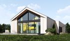 Projekt domu uA229 - parterowy dom o powierzchni 124,16 m², dach dwuspadowy - ujęcie 2