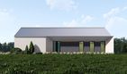 Projekt domu uA229 - parterowy dom o powierzchni 124,16 m², dach dwuspadowy - ujęcie 3