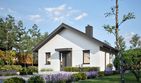 Projekt domu Mini 19 (wersja A) energo - parterowy dom o powierzchni 46,96 m², dach dwuspadowy - ujęcie 2