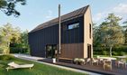 Projekt domu Moniczka IV (wersja B) energo - parterowy z poddaszem dom o powierzchni 89,47 m², dach dwuspadowy - ujęcie 10