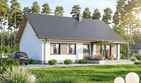 Projekt domu Mokka 17 - parterowy dom o powierzchni 100 m², dach dwuspadowy - ujęcie 3