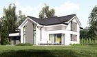 Projekt domu uA249 - parterowy z poddaszem dom o powierzchni 168,24 m², dach wielospadowy - ujęcie 3